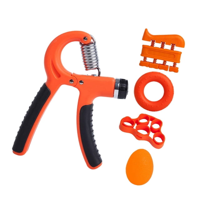 S SERENABLE Renforceur de Prise Main Exerciseur pour Doigts pour Escalade sur Roche Hommes Femmes Baseball Orange
