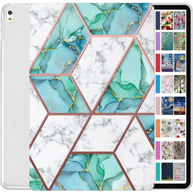 Étui pour iPad Pro 9,7 Pouces 2016 A1673 MLMP2LL/A MM172LL/A MLMN2LL/A MLMQ2LL/A A1674 A1675 MLMW2LL/A MLMX2LL/A MM192LL/A MLMV2LL/A MLMY2LL/A MLN12LL/A MM1A2LL/A MLPX2LL/A MLPW2LL/A MLPY2LL/A - Marbre Vert