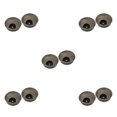 thumbnail image 1 of Thinsony 2Pcs 60mm Computer Desk Table Grommet Cover Port Wire Cable Hole Bronze 5Set, 1 of 6
