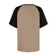 thumbnail image 5 of Yuyuzo T Shirts for Women Summer Short Sleeve Casual Basic Tops Color Block Blouses Comfy Tunic Tops, 5 of 5