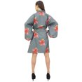 thumbnail image 3 of Bimba Robe Kimono Jaune à Manches Longues pour Femme avec Ceinture, Cache-Maillot de Mariée Enveloppant - 14, 3 of 5