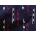 thumbnail image 4 of oneOone Organic Cotton Voile Fabric Arrow Sign Kasuri Printed Craft Fabric BTY 42 Inch Wide, 4 of 4