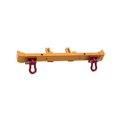 thumbnail image 2 of mmirethe Durable RC Metal Rear Bumper with Strong Shackles for ZP1001 ZP1002 ZP1003 1/10 RC Car Accessories Gold 141mm 1Set, 2 of 3