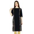 thumbnail image 2 of Phagun Kurta Indienne pour Femmes Kurti Ethnique de Designer Haut Imprimé en Rayonne Tunique Robe, 2 of 7