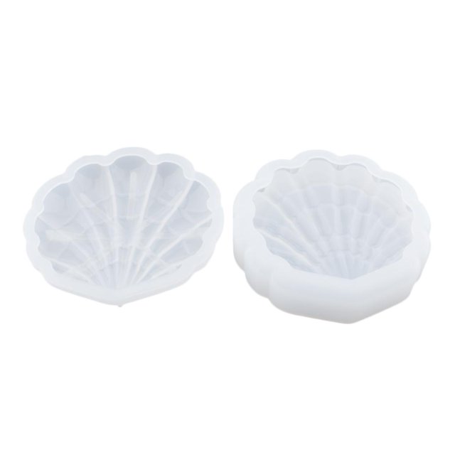Abbracc 2 Pack Coaster Moule Moule Silicone pour Cendrier de Coulée Résine Époxy DIY