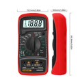 thumbnail image 1 of Digital Multimeter Automatic Voltmeter Profesional Tester Multimeter With Thermocouple Lcd Backlight Portable Data Hold Function , Readable, 1 of 6