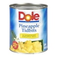 thumbnail image 2 of DOLE Pineapple Tidbits in Juice, Premium Canned Tropical Fruit, 2.84 L (100 fl oz) Bulk Foodservice Can, Case of 6, 2 of 3