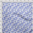 thumbnail image 4 of oneOone Velvet Medium Purple Fabric Tropical Craft Projects Decor Fabric Printed By The Yard 58 Inch Wide, 4 of 4