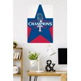thumbnail image 3 of MLB Texas Rangers - 2023 World Series Team Logo Wall Poster, 22.375" x 34", 3 of 4