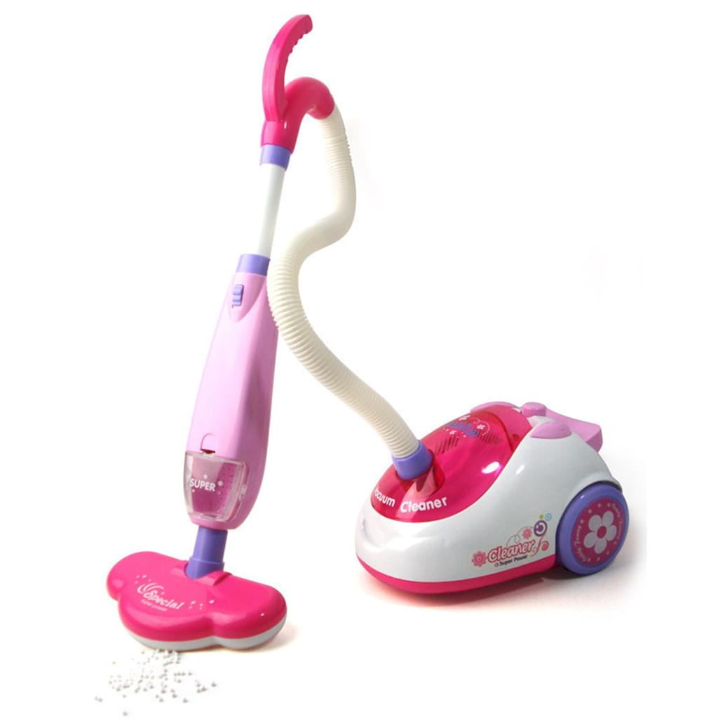 MAGT – Aspirateur Miniature 1/12 Pour Maison De Poupée, En Plastique, Rouge Avec Sourire, 11 X 11 X 3 Cm