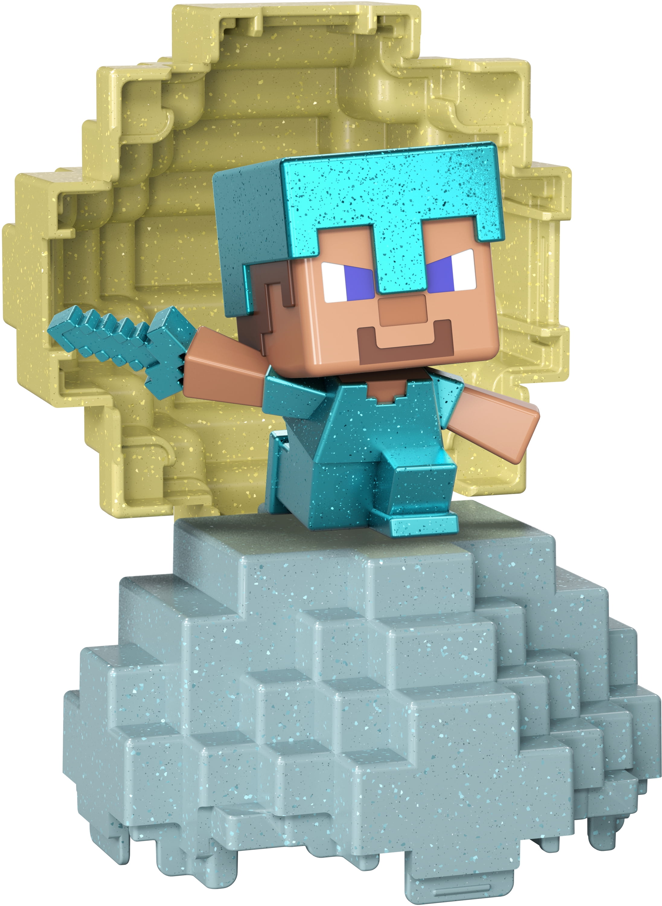 Minecraft Mini Mode Spawn Egg Steve in Shining Armor with Surprise Mini Figure Inspired the Movie