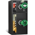 thumbnail image 1 of karbeen 6.0 Cu ft Digital Keypad Home Safe, Large Safe Box Fireproof with Deposit Slot & Dual Alarm System, Money Safe With Mute Function and LED Light, Security Box for Money Valuables, 1 of 9