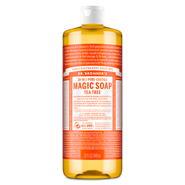 Dr. Bronner's Magic Soap Organic Tea Tree Oil Soap 946mL