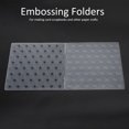 thumbnail image 3 of Plastic Embossing Folders Concave Convex Scrapbooking Template for Card Scrapbooks and Paper Crafts Create Unique Gift Cards, 3 of 7