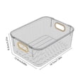 thumbnail image 3 of bbymog Storage Bins with Lids Transparent Storage Box Large Capacity Desktop Cosmetic Storage Box Transparent Soot Proofing Storage Box with Lid Clear S, 3 of 6