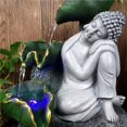 thumbnail image 4 of Wweixi Buddha Tabletop Fountain Decor Decoration Ornament for Desktop Home Office, 4 of 9