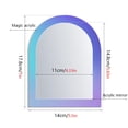 thumbnail image 1 of Magnetic Locker Mirror School Bathroom Refrigerator Cabinet Decoration Mirrors, 1 of 8