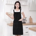 thumbnail image 4 of Ynlkorvg Apron Sleeve All Pure Polyester Cotton Canvas Apron Advertising LOGO Printing Manicure Waist Home Kitchen Restaurant Work Clothes, 4 of 4