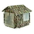 thumbnail image 4 of Abri pour Chats Résistant aux Intempéries Mobilier Portable Petit Chenil pour Chien Tissu Oxford Coloré, 4 of 9