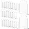 thumbnail image 1 of Clear Acrylic Arch Sign, 25 Packs Blank Acrylic Number Signs with Stand, DIY Reception Sign for Table Numbers, Weddings, Parties, Events, Restaurants, 1 of 5