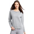 thumbnail image 1 of Hanes Womens ComfortSoft EcoSmart Crewneck Sweatshirt, L, Light Steel, 1 of 4