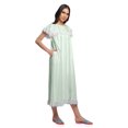 thumbnail image 3 of Moomaya Chemise de Nuit d'Allaitement à Col Rond Imprimée pour Femmes en Coton, 3 of 6