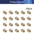 thumbnail image 4 of Wekity M3x6mm Female Thread Knurled Nuts,Hx5mm OD Brass Threaded Insert Embedment Nuts Hydraulic Welded Joint Injection Molding Assortment Kit for 3D Printing Injection Molding 40PCS-0621, 4 of 4
