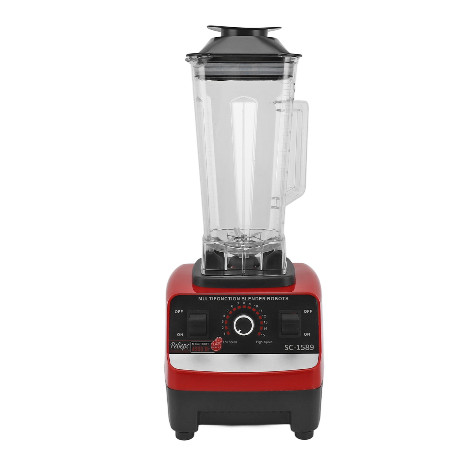 4500W Powerful Blender 1.8L Blender  Maker Countertop Blender Multi Function Food Processor With 6 Stainless Steel Blades For Meat Ice Fruit