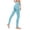 Bleu Ciel, variante sur cfhntfmh Leggings pour Femmes Pantalon de Yoga Taille Haute avec Poches à Rabat Entraînement Cargo Extensible Course Pantalon de Yoga