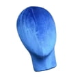 thumbnail image 3 of Mannequin Manikin Head Model Wigs Glasses Hats Stand Foam Display Stand Blue, 3 of 9