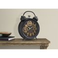 thumbnail image 1 of Monarch Specialties I 9014 - Horloges, Ronde 12 Pouces, Mécanisme à Engrenages, Horloge de Table, Noir, Transitionnel, 1 of 4