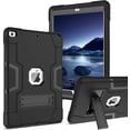 thumbnail image 1 of iPad 9th Generation Case, iPad 8th Generation Case, iPad 7th Gen Case, iPad 10.2 2021/2020/2019 Case, Supershield 3 in 1 - Black, 1 of 5