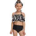 thumbnail image 2 of EYIIYE Maillot de Bain Maman et Moi, Bikini 2 Pcs Léopard/fleuri Familial, 2 of 8