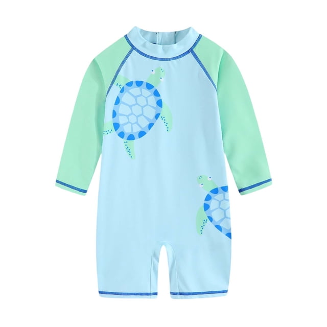 Hiiyo Infant Boys UPF50+ Quick Drying One-Piece Swimsuit Kids Bathing Suit