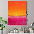 thumbnail image 4 of Qisvanset Abstract Wave Sunset Canvas Print 12x16 Inch Hotel Scenic Art, 4 of 8