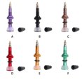 thumbnail image 3 of QualitChoice Pneu Valve Roue Noyau Vélo Accessoires Buse en Métal Multicolore Mini Taille Démontable Conception Remplacé Partie Tubeless Tige Rouge Violet, 3 of 6