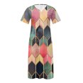 thumbnail image 4 of Yuyuzo Robes d'Été pour Femmes 2025 Décontractées de Printemps avec Poches Longue Robe à Manches Courtes Ample Tunique de Plage T-Shirts Robe Maxi, 4 of 4