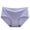 Purple, variant on Mrat Cute Panties Women's New High-Waist Briefs Postpartum Belly-Up Hip Panties Satin Panties S-201 Purple M