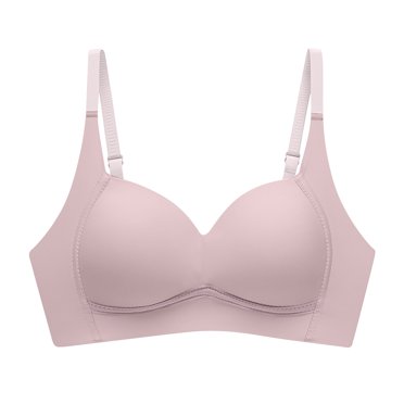 Clearance ! Bras For Women Plus Size Casual Sexy Front Button Shaping Cup Shoulder Strap Underwire Bra Plus Size Extra-Elastic Wirefree