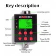 thumbnail image 3 of WISRETEC WISRETEC Clé de Couple Numérique avec Fonctionnement Double Mode, Plage de 3,4 à 340 Nm, 10 Réglages de Couple Préréglés, Alertes DEL et Buzzer, 5 Options d'Unité, Comprend Étui de Rangement et Adaptateurs (ADQ4-340S), 3 of 7