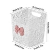 thumbnail image 3 of Bathroom Storage Organizer Wall Mounted Glacier Pattern Cosmetic Box No Drill Installation Vanity Space Saver, 3 of 6