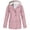 Pink winter coats for women, variant on UPPADA Womens Winter Coats Plus Size Fleece Jackets Solid Color Horn Buttons Overcoats Warm Plush Hooded Jackets Outwear with Pocekts Women Winter Coats Clearance Sale