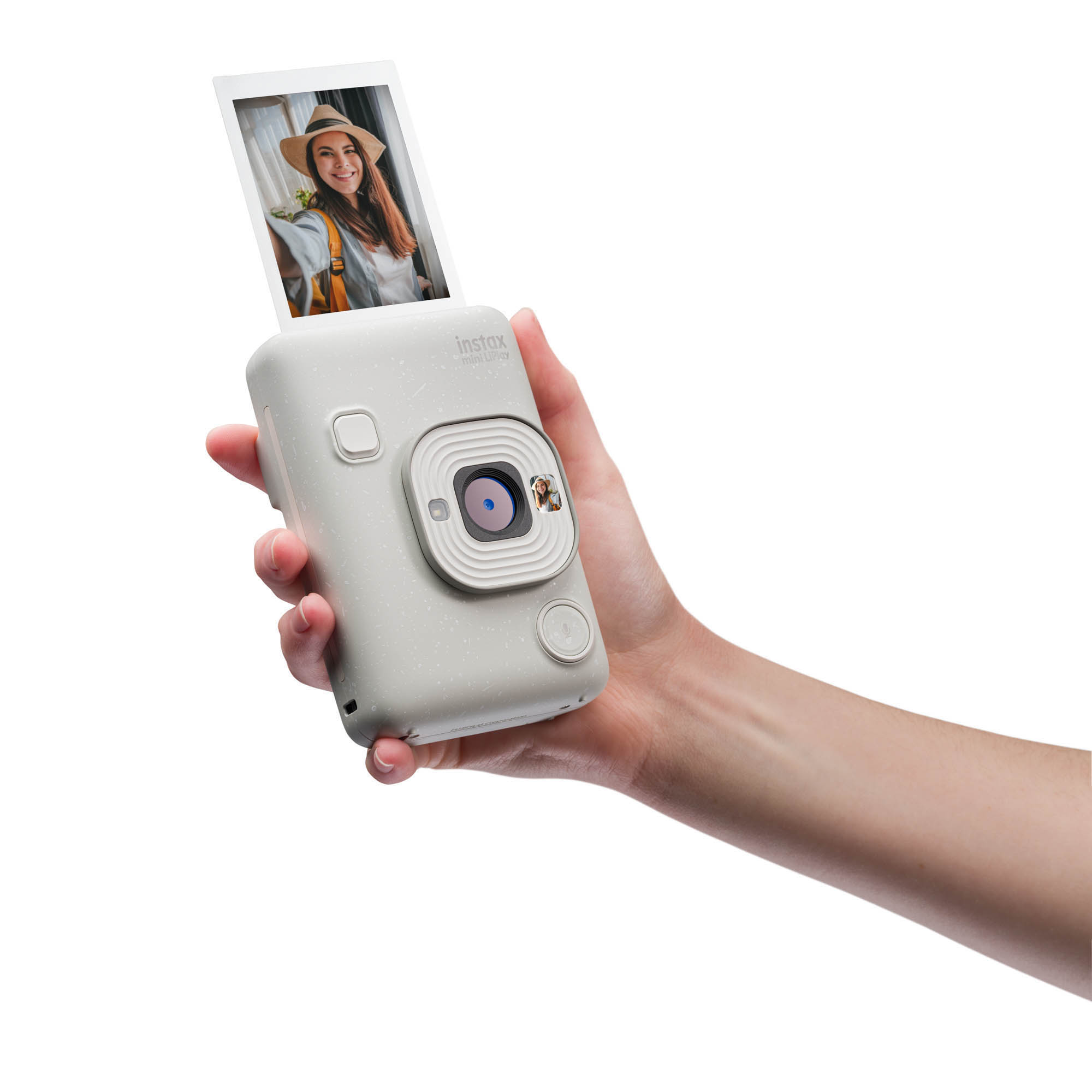 Appareil instantané hybride et imprimante pour téléphone intelligent FUJIFILM INSTAX MINI LiPlay - Blanc brumeux