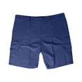 thumbnail image 4 of EOYWHK Cotton Linen Shorts for Men Straight Leg Shorts Soft Comfy Solid Color Sleepwear Bottom, 4 of 5