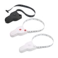 thumbnail image 2 of Body Measuring Tape, 3 Pcs Plastic Portable High Accuracy Double Side Centimeter Inch Retractable Measuring Tape Clear Marks Ergonomic Design Automatic Telescopic Tape Measure For, 2 of 8