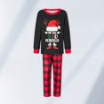 thumbnail image 4 of 2 Piece Matching Set Letter Printed Patchwork  Homewear Suits (Black S Men ), 4 of 8