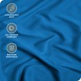thumbnail image 2 of Bare Home Fitted Sheet - Premium 1800 Collection - Deep Pocket - Ultra-Soft Wrinkle Resistant - Twin XL, Medium Blue, 2 of 7
