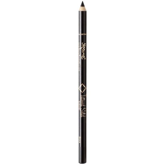 Skone Cosmetics Tattooed Solid Eyeliner - Eyeliner Pencil Black - Smooth Soft Gliding, Waterproof, No Smudging Pencil Eyeliner - Long Lasting Under Eye Liner for Intense Look (Black)