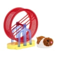 thumbnail image 4 of HILABEE Electric Simulation Plush Toy Accessories Fun Kids Pet Toy with Wheel Runner Simulated Hamster, 4 of 9