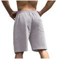 thumbnail image 5 of Plebaso Mens Shorts Casual Elastic Waist Distressed Shorts Drawstring Breathable Athletic Sports Shorts, 5 of 5